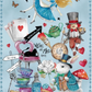 Alice in Wonderland Throw/Cot Quilt