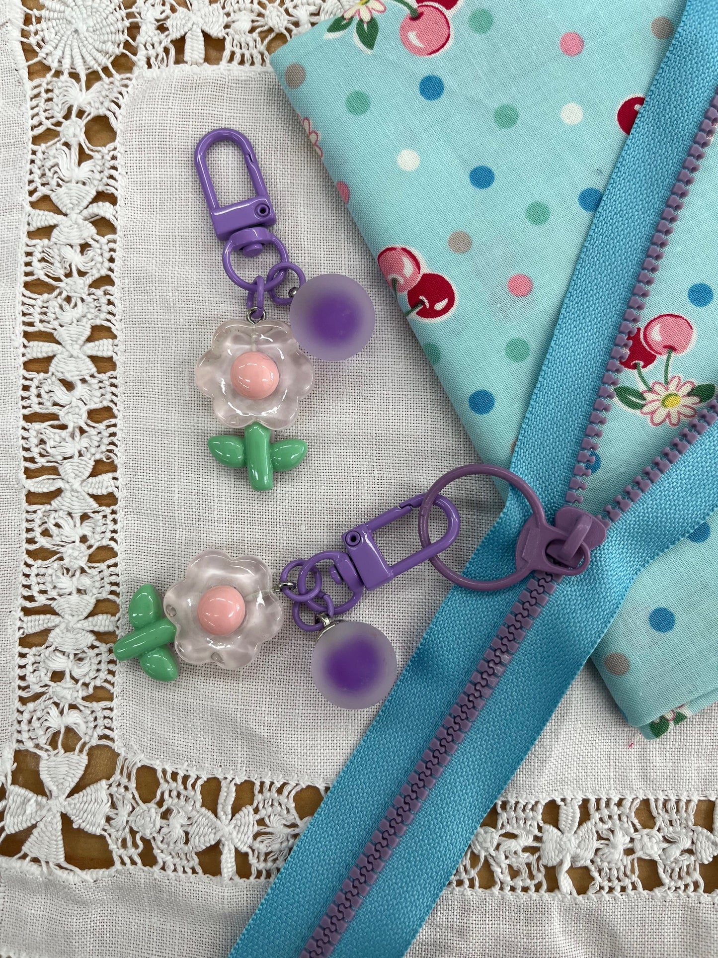 Candy Zipper Charm