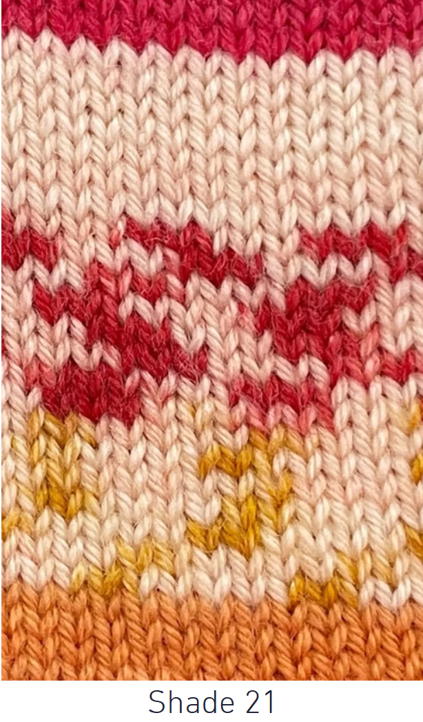 Crucci 4 ply Sock Yarn- self patterning