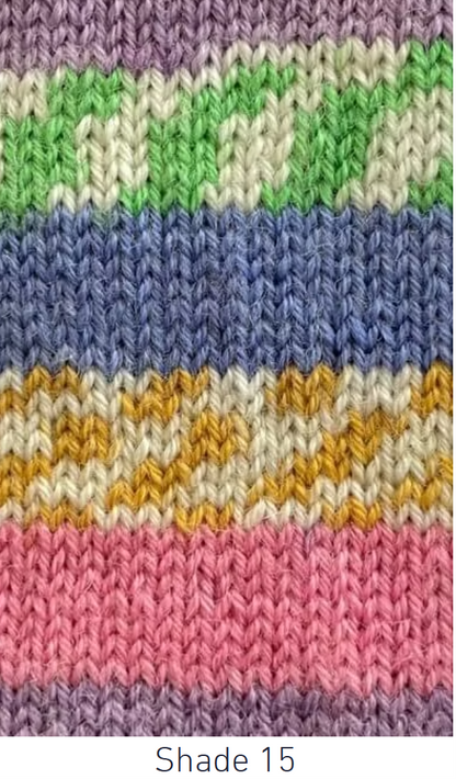 Crucci 4 ply Sock Yarn- self patterning