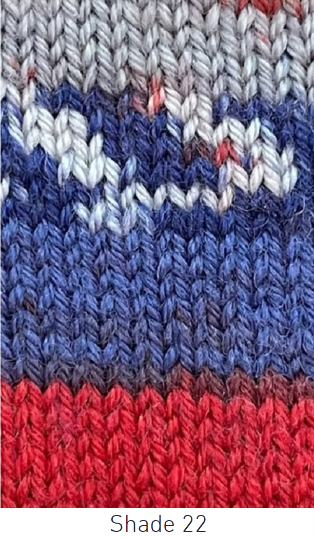 Crucci 4 ply Sock Yarn- self patterning