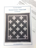 Neutral Crosses Quilt pattern